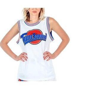 Lola #10 Bunny Space Mens Movie Jersey Looney Basketball Jersey Small